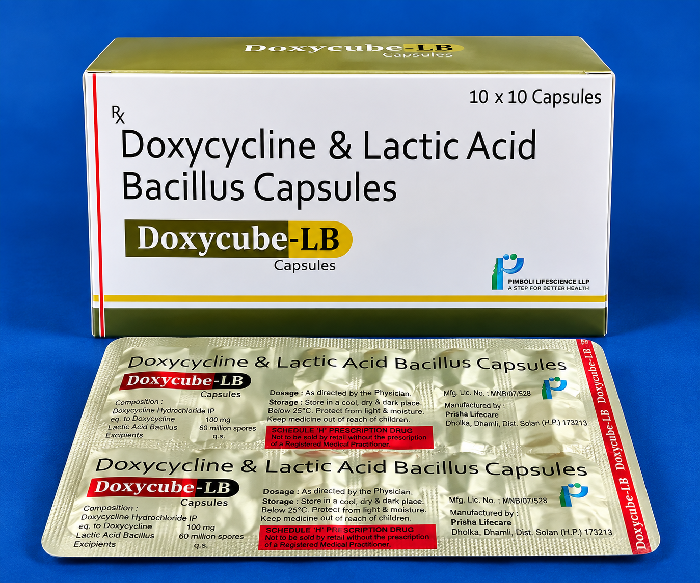 Doxycycline & Lactic Acid Bacillus Capsules